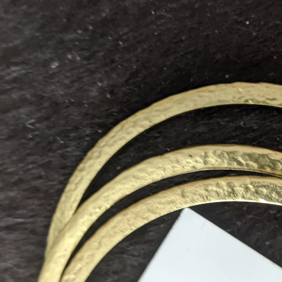 Silpada 3 brass bangles bracelet New - Picture 3 of 3